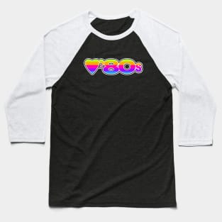 Love the '80s Neon Rainbow Baseball T-Shirt